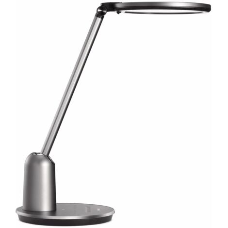 Philips LED, Lampada da Tavolo Einstein, Dimmerabile a Fasi, 15W, Antracite (1/5)