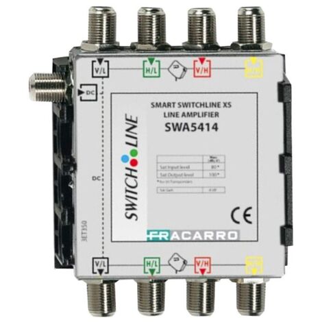 Amplificatore di linea Fracarro 4IN SAT 12-16DB 271036