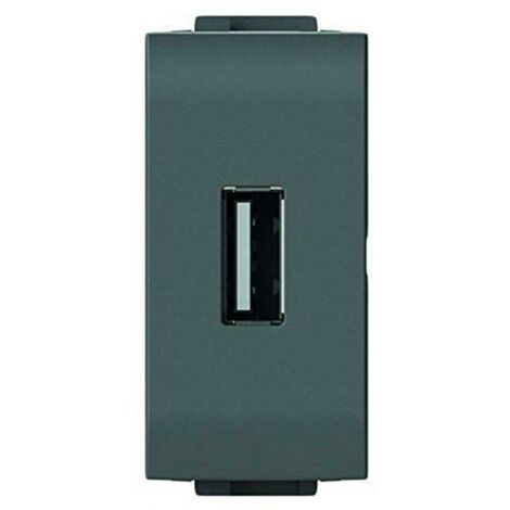 4 box caricatore usb 2.1 ampere per bticino livinglight 4b.l.usb (1/2)
