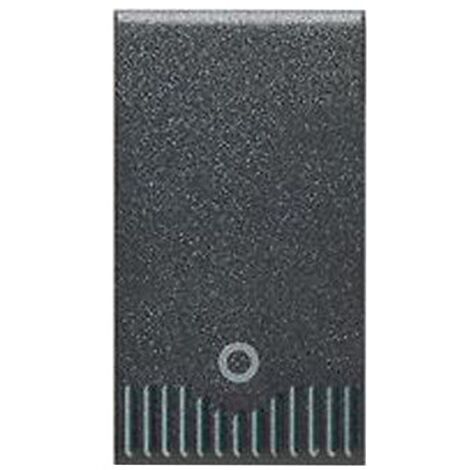Ave pulsante unipolare na noir 1 modulo 10a 250v nero 45305