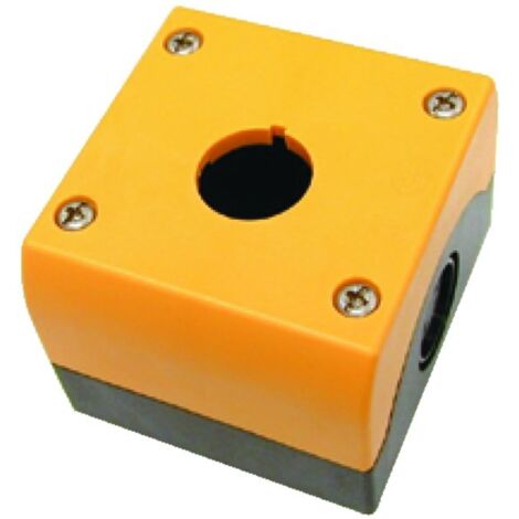 Eaton m22-iy1 custodia 1 foro giallo nero/gialla per dispositivi di comando e di segnalazione 216536