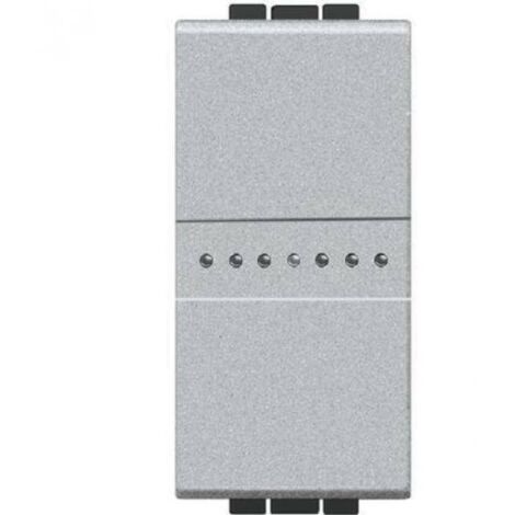 Bticino pulsante ax 1p no 10a 1m tech livinglight nt4055n