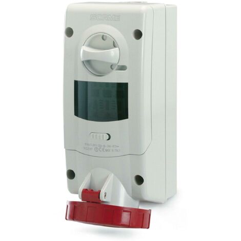 Scame presa advance 2 con dispositivo di blocco 3p+n+t 32a 6h ip67 c 563.3287