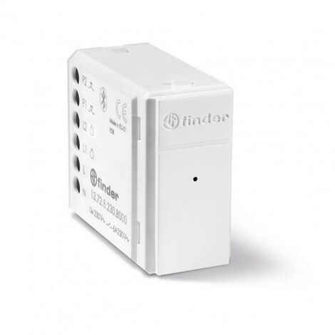 Finder relè multifunzione bluetooth 2 canali bianco 13728230b000 (1/7)