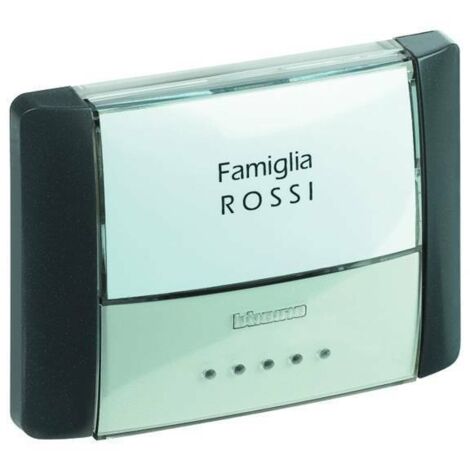 Bticino idrobox - pulsante targa ip55 antracite 26108l