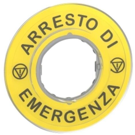 Schneider etichetta arresto emergenza 3d zby9620 (1/5)