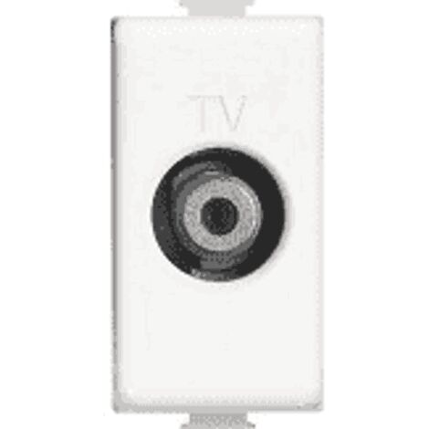 Bticino matix presa satellitare coassiale tipo f colore bianco am5202f prende il posto del am5173df