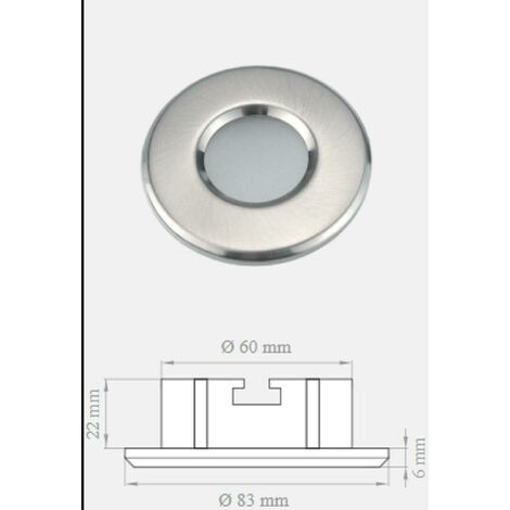 Bojim Faretti LED Soffitto Incasso IP65 Nero - 5.5W, Luce Calda 2700K, 10 Pezzi