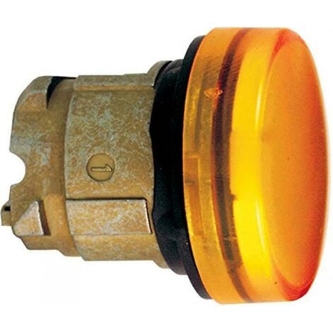 Schneider testa lampada con gemma liscia per lampada spia gialla zb4bv05 (1/6)