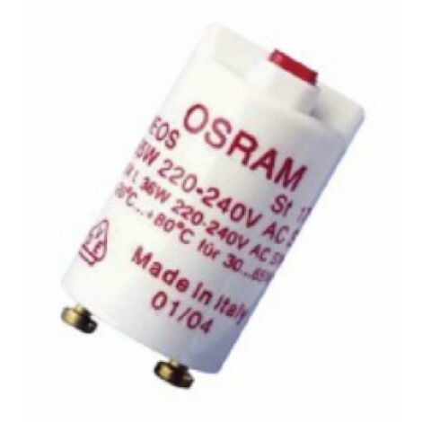 Osram ST111 Starter per illuminazione fluorescente, 4-80 W, 220