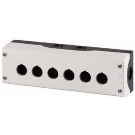 Eaton m22-i6 custodia 6 fori, nero /grigio custodia sporgente diam. 22 216540 (1/4)
