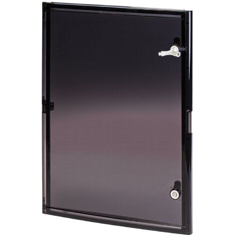 Scame porta con finestra fume mis.4 per armadi quadri di distribuzione compatibili 655.0042