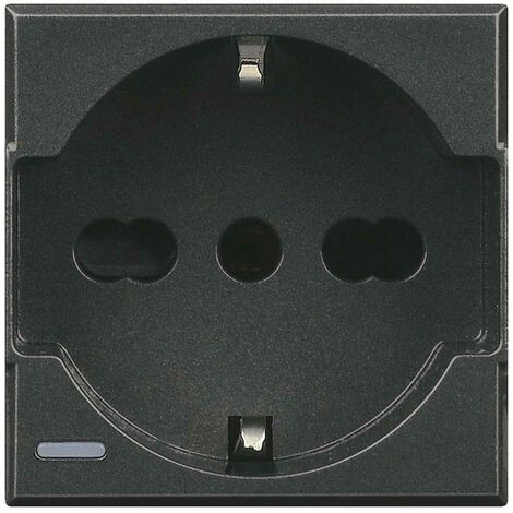 Bticino presa std tedesco/italiano axolute hs4140/16 (1/2)