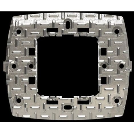 Abb supporto 2 moduli  con griffe x scatola rotonda 2csk1612ch (1/3)
