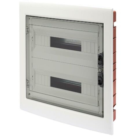 Gewiss centralino da installazione quadro incasso 36 moduli con pannelli finestrati gw40609 (1/4)