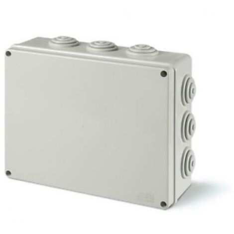Scame scatola derivazione 240x190 con passacavi ip55 coperchio a vite 685.008