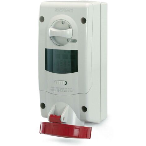 Presa Fissa A Parete Con Fondo Interbloccata Ip55 16a 3p+t 6h Marlanvil 663146 51624799