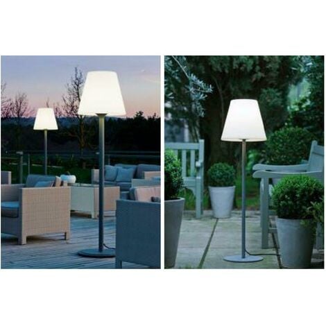 Piantana moderna da esterno Sovil LOUNGE 377/72 alluminio resina lampada  terra