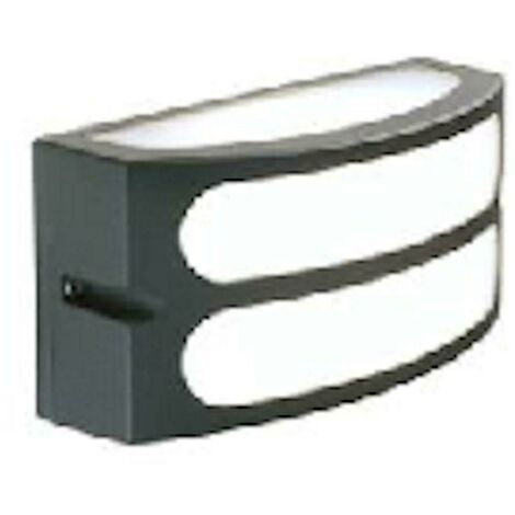 Sovil illuminazione da parete led squba-applique e27 grigio 175/16