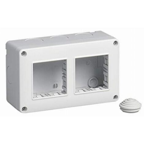 Vimar contenitore vuoto ip40 4m 2x2 serie stagna 14812
