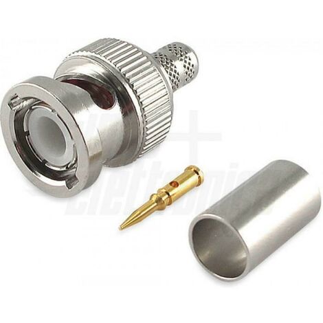 Alpha elettronica spina bnc a crimpare mil ug 1789 rg 80-112