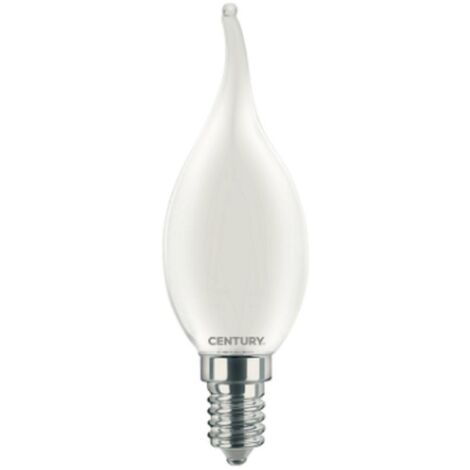 Century lampada filamento led incanto saten colpo di vento 4w e14 3000k insm1c-041430