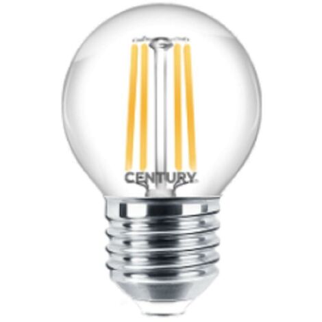 Century Lampadina Led Filamento Sfera E27 4W 470lm 4000k