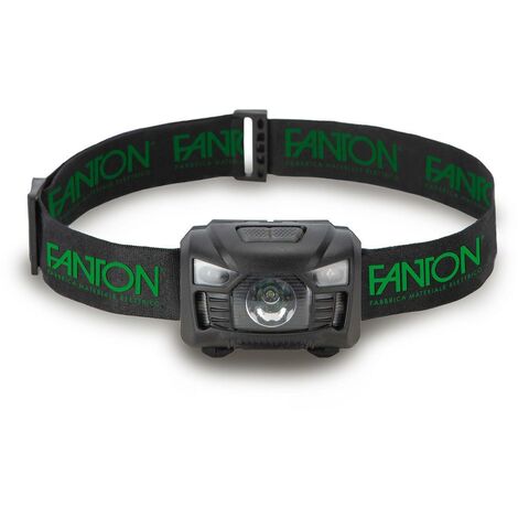 Fanton spa lampada da testa ricaricabile con sensore colore nero 62569 (1/5)