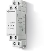Finder rele' elettronico ad impulsi e monostabile di chiamata/reset din x chiamata bagni 131200240000