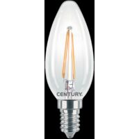 Century filamento lampadina led incanto chiara candela - 2w - e14 - 2700k