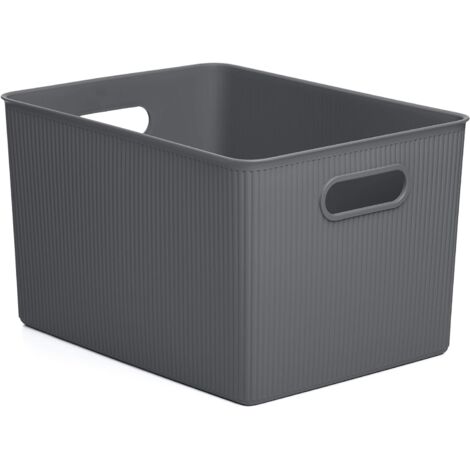 CESTA ORDENACION BAOBAB GRIS ANTRACITA 22L
