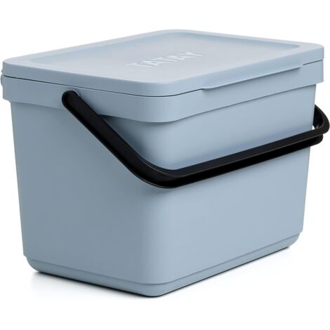 Tatay Cubo orgánico Smart 6 Lt c/soporte Blue