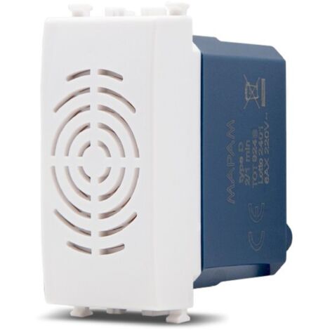 Frutti elettrici compatibili con supporti Vimar Arké bianco interruttore presa pulsante schuko deviatore  Suoneria