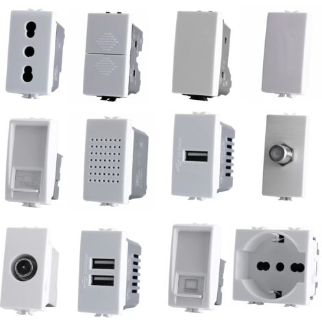 Deviatore Assiale 1P 16A Unipolare Bianco Compatibile Matix SD60013