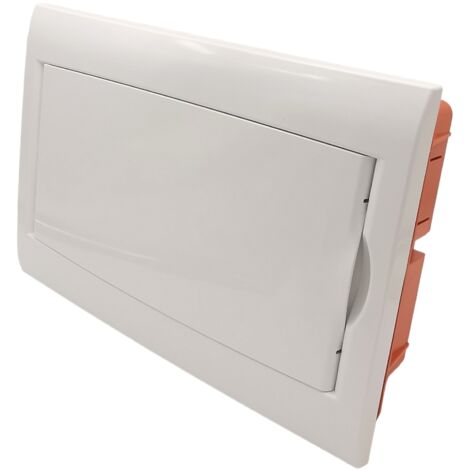 Quadro elettrico da incasso da 6 a 12 moduli centralino con sportello bianco per interruttori DIN IP40
