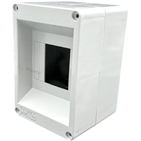 Quadro elettrico centralino senza sportello 2 - 4 moduli din da parete per interruttori