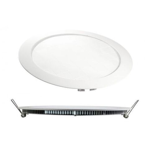 Faretto Pannello Led Da Incasso Rotondo 15W Bianco Neutro Diametro 180mm Foro Adattabile Da 50mm A 150mm 12066021