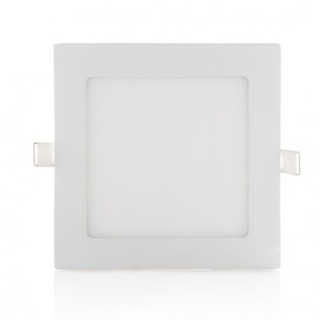 Pannello led quadrato slim 12w ip20 incasso faro faretto completo driver bianco luce calda naturale fredda Downlight naturale 4500k