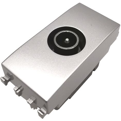 Frutti compatibili vimar plana Interruttori prese pulsanti silver argento  Presa TV passante