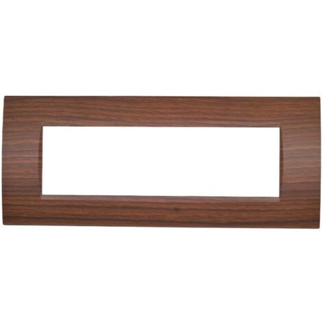 Placche Compatibili Bticino LIVING LIGHT placca 3 4 7 moduli per supporti LN4703  T03-7 posti-legno