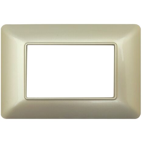 Placche compatibili bTicino MATIX 3 4 6 posti MODULI PLACCA per supporti 503SA  T06 - 6 posti - grigio