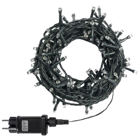 Lights4fun - Testa di Cervo di Rattan Illuminata a LED Bianchi Caldi