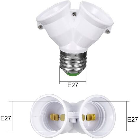 8X B22 A 2X GU10 2 In 1 Portalampada Adattatore Divisore