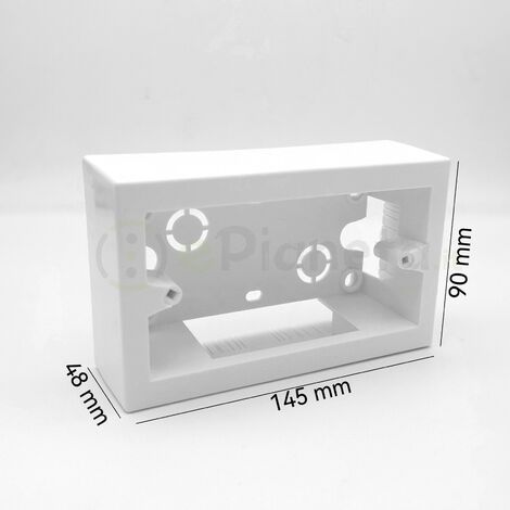 Cassetta esterna scatola 503 504 506/7 bianca 3 4 6 7 moduli per canalina 4 Moduli