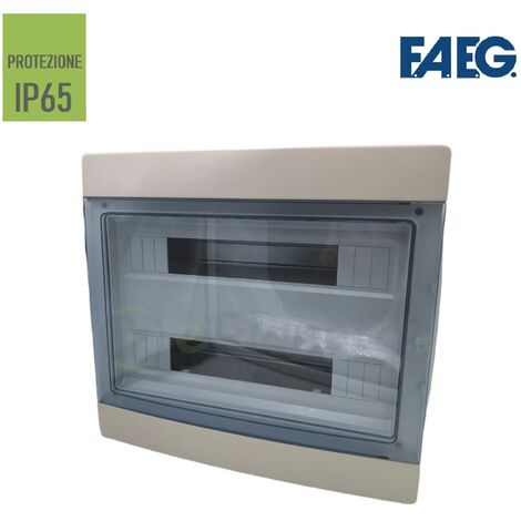 Quadro elettrico centralina stagna 24 36 moduli DIN IP65 box superfice esterno a parete impermeabile scatola per interruttori (1/5)