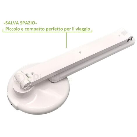 Colexy Lampada Da Scrivania A Forma Di Dinosauro Per Bambini – LED Ricaricabile, Braccio Flessibile 360° (Blu)