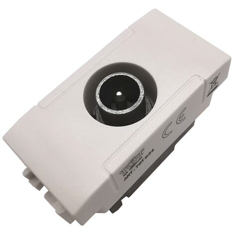 Interruttori prese pulsanti bianco frutti compatibili bticino living light e international  Presa TV passante