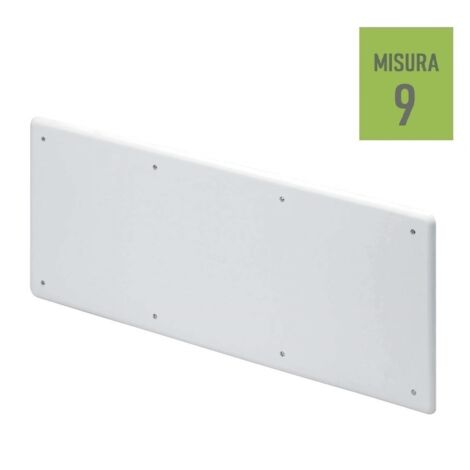 Coperchio di ricambio 480X160 misura 9 rettangolare per scatola cassetta di derivazione da incasso con viti