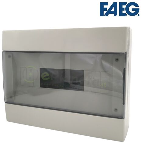 QUADRO CENTRALINA INCASSO 12 M BIANCO CON COPERCHIO e CASSETTA QUADRO  ELETTRICO