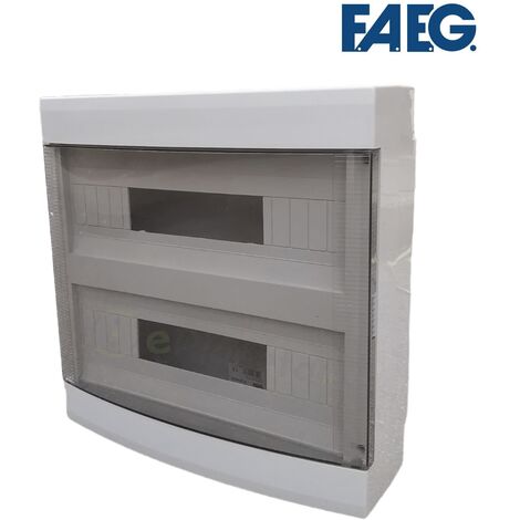 Quadro elettrico da parete 18-36 moduli centralino per interruttori DIN IP40 sportello